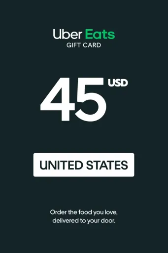 Uber Eats 45 USD Gift Card (United States) - Digital Key