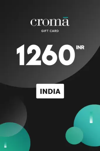 Product Image - Croma 1260 INR Gift Card (India) - Digital Key