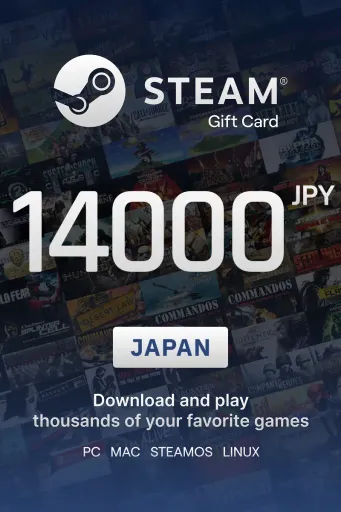 Steam Wallet 14000 JPY Gift Card (Japan) - Digital Key