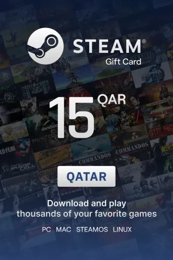 Steam Wallet 15 QAR Gift Card (Qatar) - Digital Key