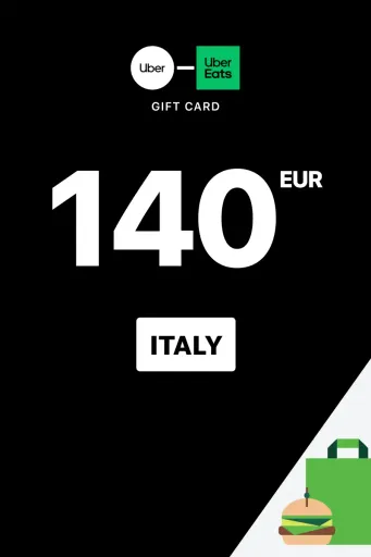 Uber & Uber Eats 140 EUR Gift Card (Italy) - Digital Key