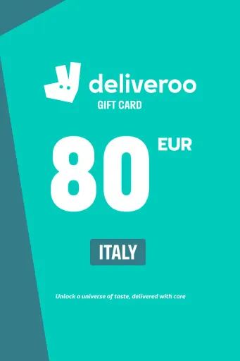 Deliveroo 80 EUR Gift Card (Italy) - Digital Key
