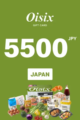 Oisix 5500 JPY Excellent Meal Box Gift Card (Japan) - Digital Key
