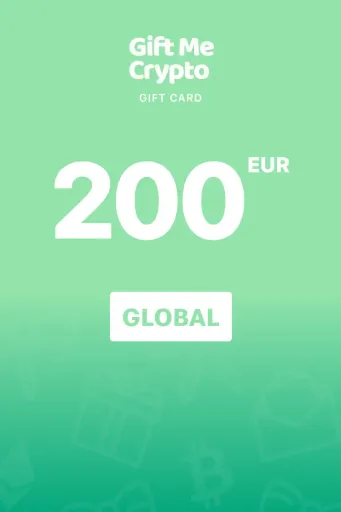 Gift Me Crypto (BTC) 200 EUR Gift Card (Global) - Digital Key
