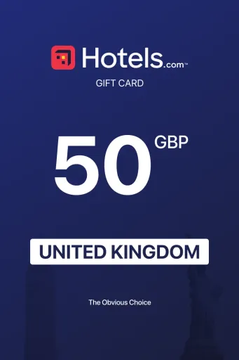 Hotels.com 50 GBP Gift Card (United Kingdom) - Digital Key