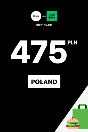 Uber & Uber Eats 475 PLN Gift Card (Poland) - Digital Key
