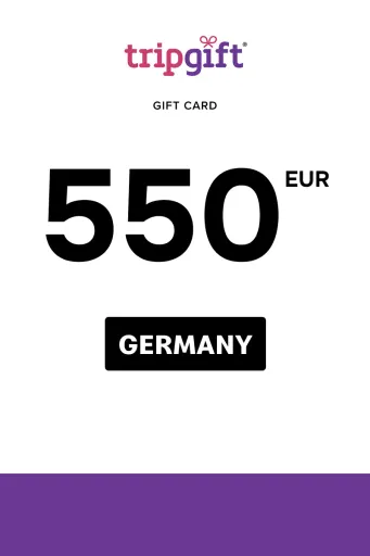 TripGift 550 EUR Gift Card (Germany) - Digital Key