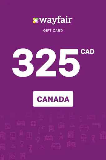 Wayfair 325 CAD Gift Card (Canada) - Digital Key