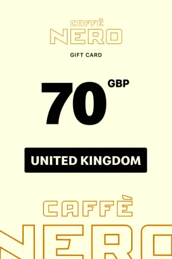 Caffè Nero 70 GBP Gift Card (United Kingdom) - Digital Key