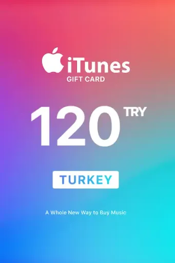 Apple iTunes 120 TRY Gift Card (Turkey) - Digital Key