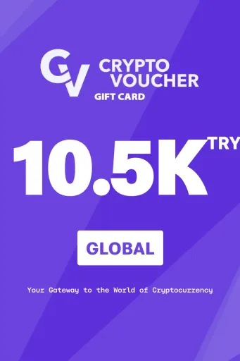 Crypto Voucher 10500 TRY Gift Card (Global) - Digital Key