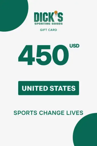 Dick's Sporting Goods 450 USD Gift Card (United States) - Digital Key