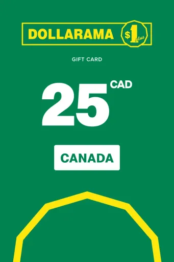 Dollarama 25 CAD Gift Card (Canada) - Digital Key