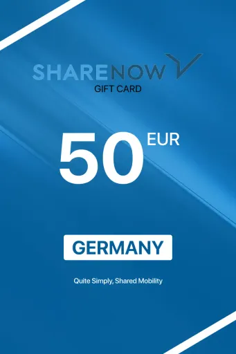 ShareNow 50 EUR Gift Card (Germany) - Digital Key