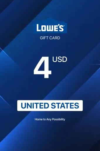 Lowes 4 USD Gift Card (United States) - Digital Key