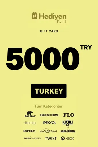 Hediyen Kart -All Access 5000 TRY Gift Card (Turkey) - Digital Key