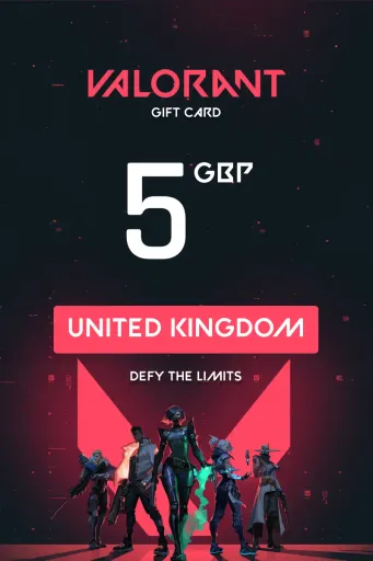 Valorant 5 GBP Gift Card (United Kingdom) - Digital Key