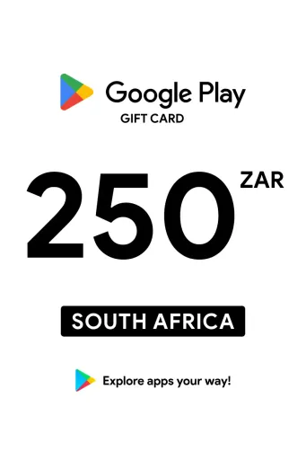 Google Play 250 ZAR Gift Card (South Africa) - Digital Key