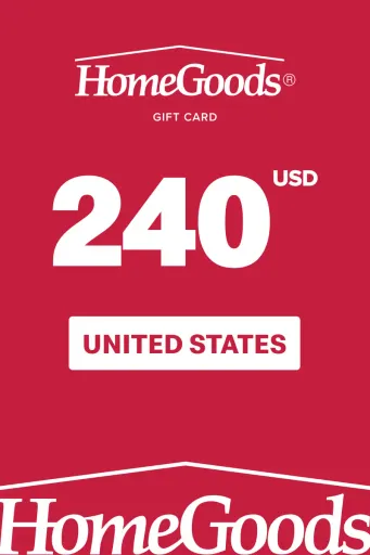 Homegoods 240 USD Gift Card (United States) - Digital Key