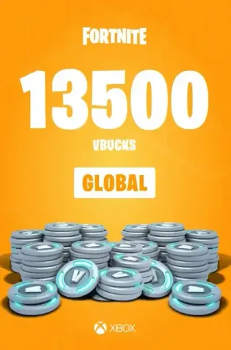 Fortnite - 13500 V-Bucks Card (Global) - Epic Games Account