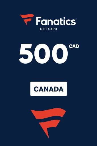 Fanatics 500 CAD Gift Card (Canada) - Digital Key
