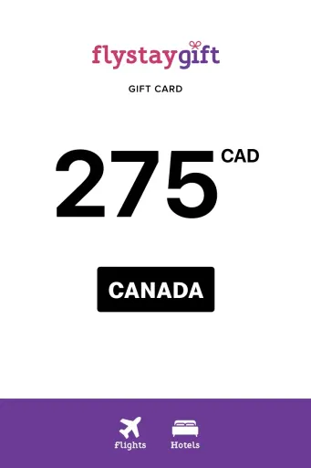 Flystay Gift 275 CAD Gift Card (Canada) - Digital Key