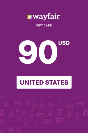Wayfair 90 USD Gift Card (United States) - Digital Key