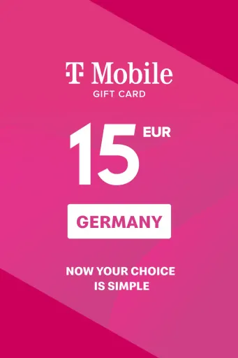 T-Mobile 15 EUR Gift Card (Germany) - Digital Key