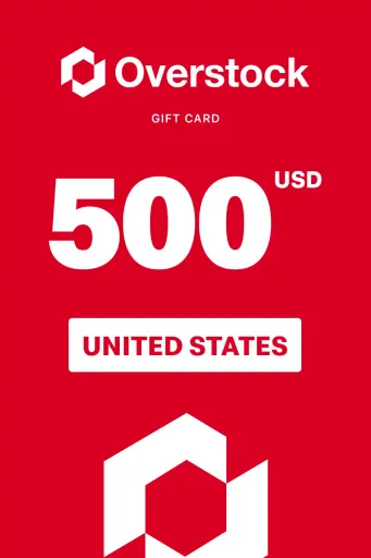 Overstock.com 500 USD Gift Card (United States) - Digital Key