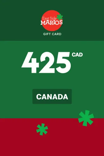 Product Image - East Side Mario's 425 CAD Gift Card (Canada) - Digital Key