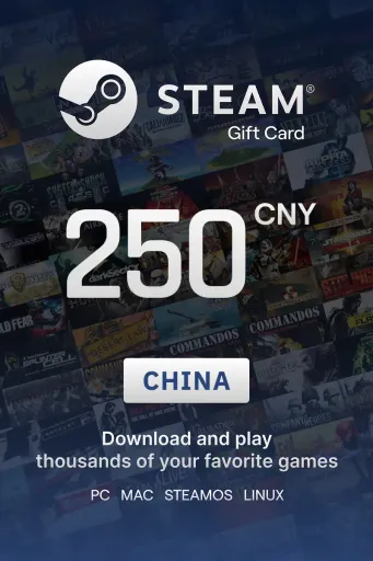 Steam Wallet 250 CNY Gift Card (China) - Digital Key