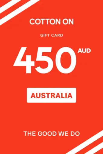 Cotton On Group 450 AUD Gift Card (Australia) - Digital Key