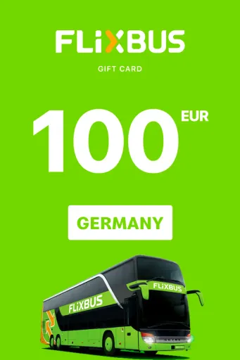FlixBus 100 EUR Gift Card (Germany) - Digital Key