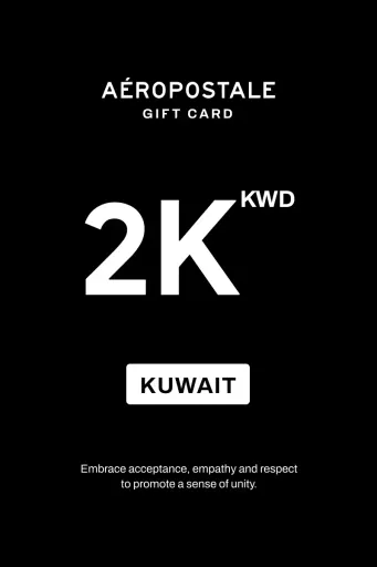 Product Image - Aeropostale 2000 KWD Gift Card (Kuwait) - Digital Key