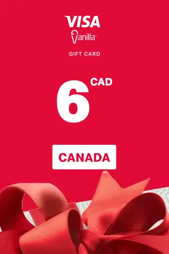 Vanilla Visa 6 CAD Gift Card (Canada) - Digital Key