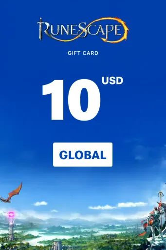 Jagex RuneScape 10 USD Gift Card (Global) - Digital Key