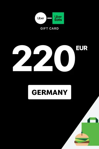 Uber & Uber Eats 220 EUR Gift Card (Germany) - Digital Key