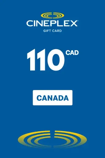 Cineplex 110 CAD Gift Card (Canada) - Digital Key