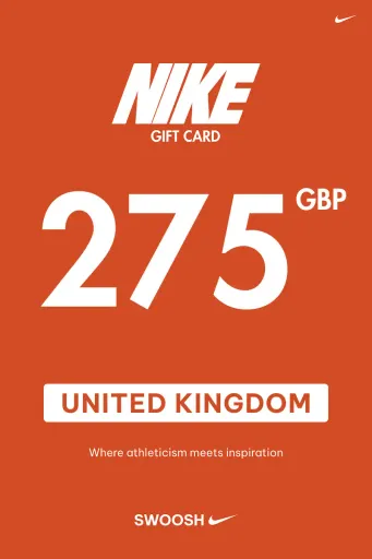 Nike 275 GBP Gift Card (United Kingdom) - Digital Key