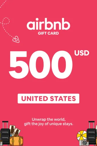 Airbnb 500 USD Gift Card (United States) - Digital Key