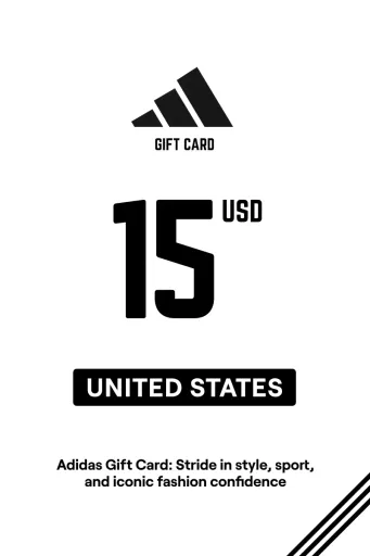 Adidas 15 USD Gift Card (United States) - Digital Key