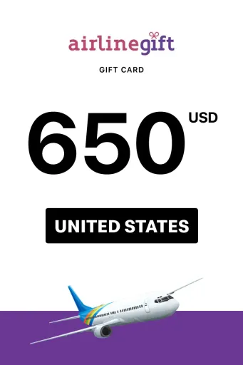 Airline Gift 650 USD Gift Card (United States) - Digital Key