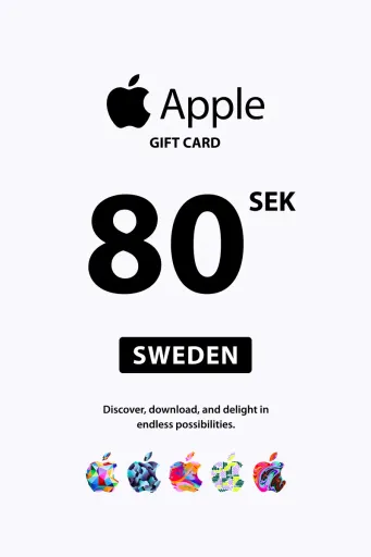Apple 80 SEK Gift Card (Sweden) - Digital Key