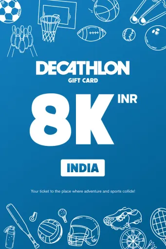 Decathlon 8000 INR Gift Card (India) - Digital Key