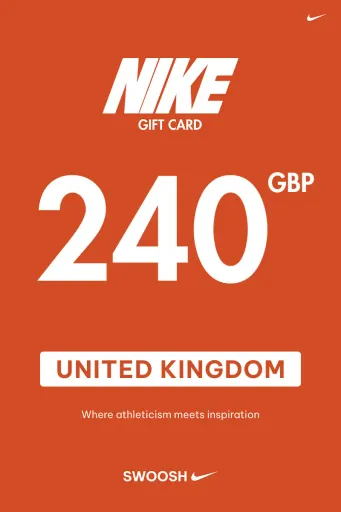 Nike 240 GBP Gift Card (United Kingdom) - Digital Key