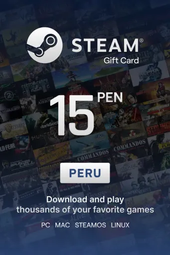 Steam Wallet 15 PEN Gift Card (Peru) - Digital Key