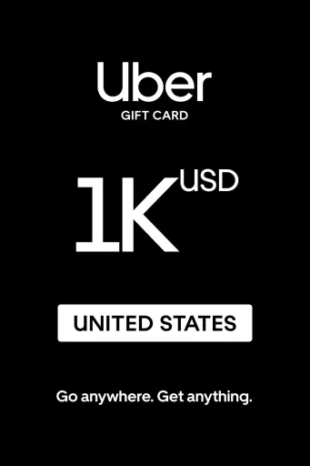 Uber 1000 USD Gift Card (United States) - Digital Key