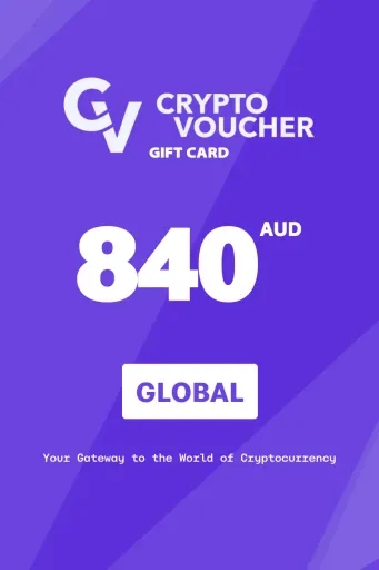 Crypto Voucher 840 AUD Gift Card (Global) - Digital Key