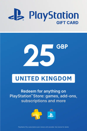 PlayStation Store 25 GBP Gift Card (United Kingdom) - Digital Key