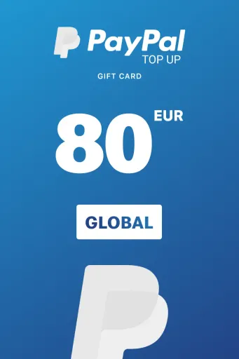 Product Image - PayPal Instant Top Up 80 EUR Gift Card (Global) - Digital Key
